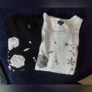 Bundle: Curations Embroidered Sweaters